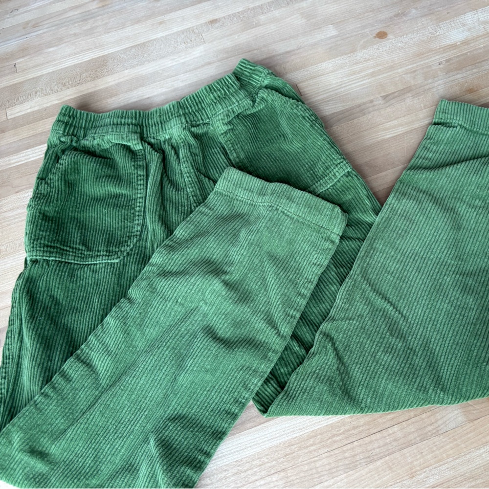 Mini Boden Green Corduroy Trousers
